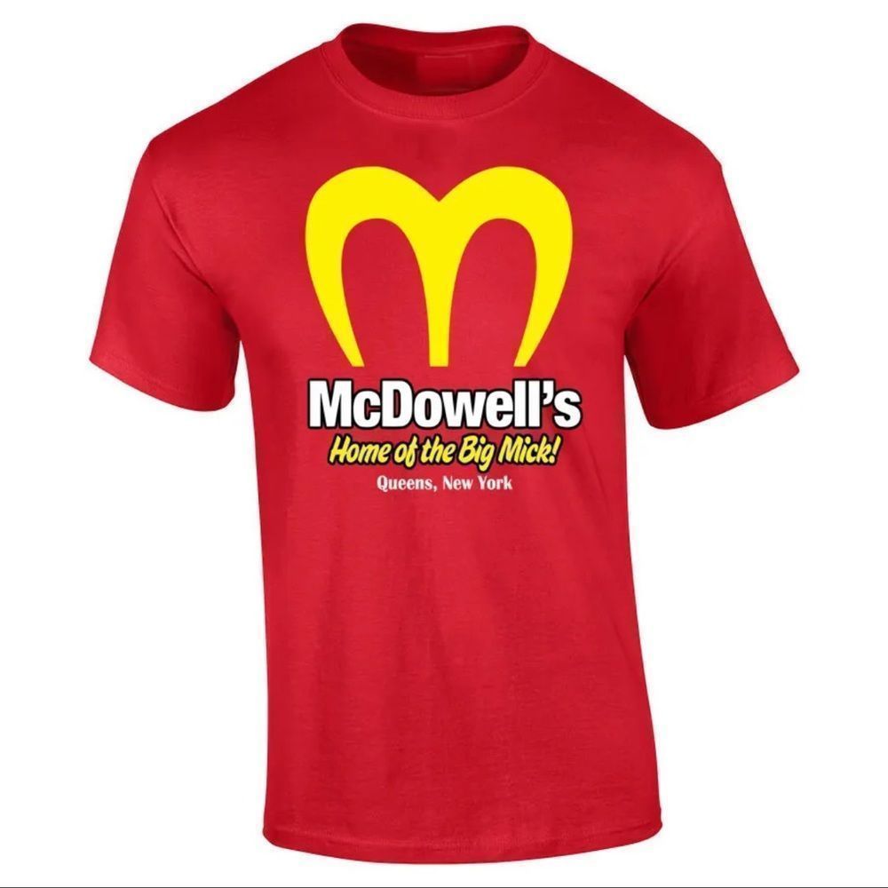 McDowell's Coming To America Sexual Chocolate Funny Fashion Graphic T- Shirt Tee